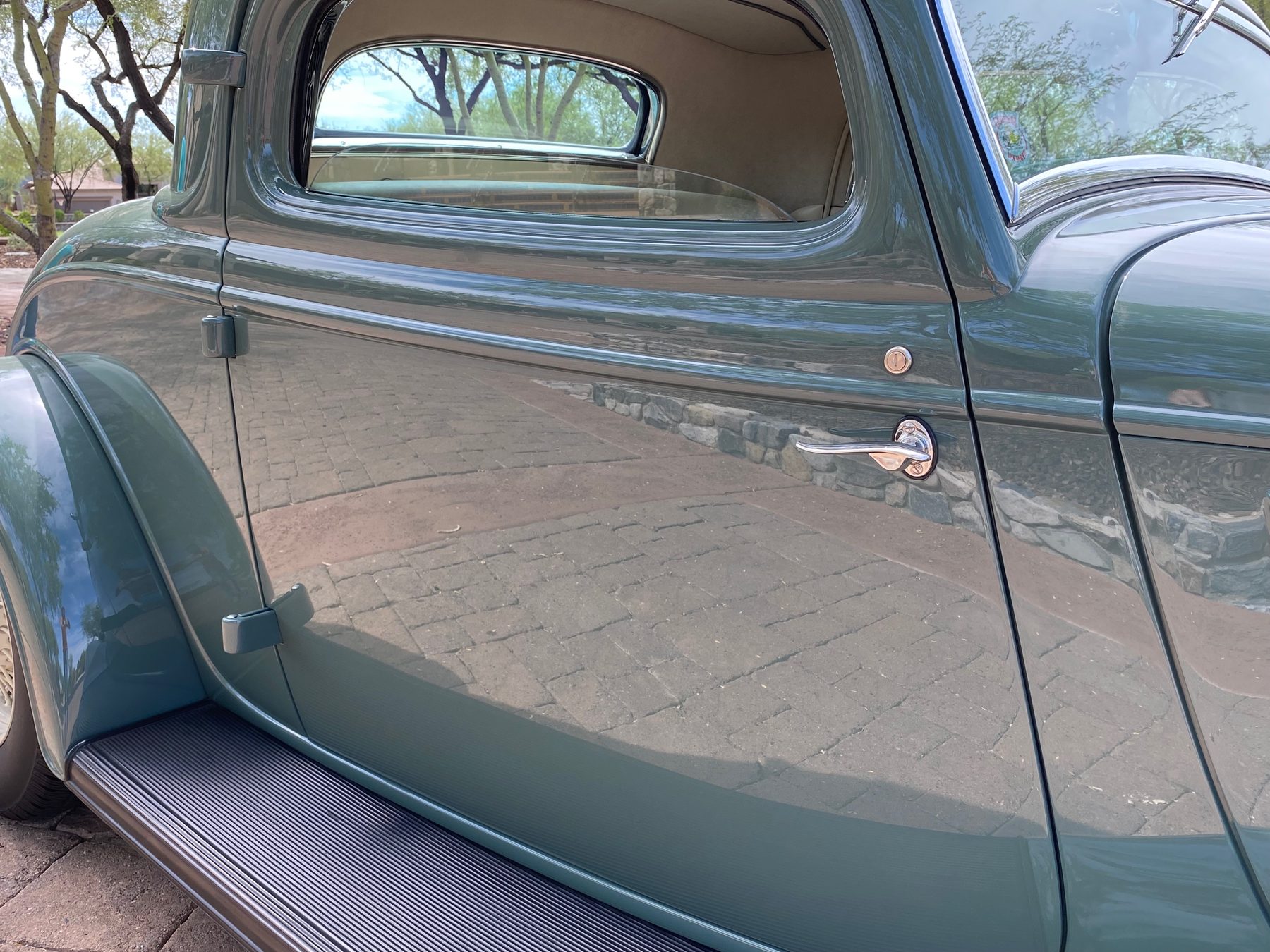 Door and running board