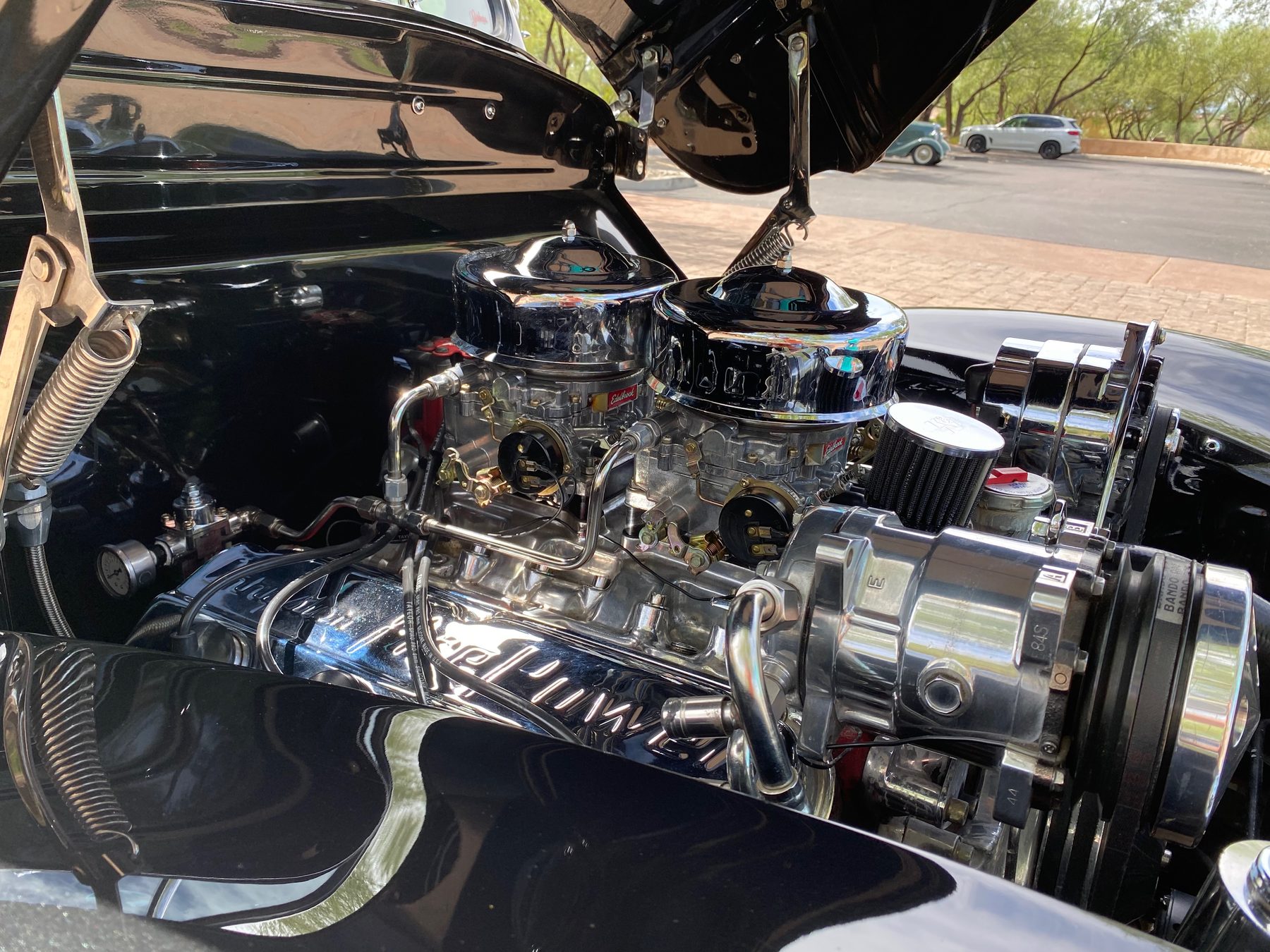 Engine bay, alternate angle