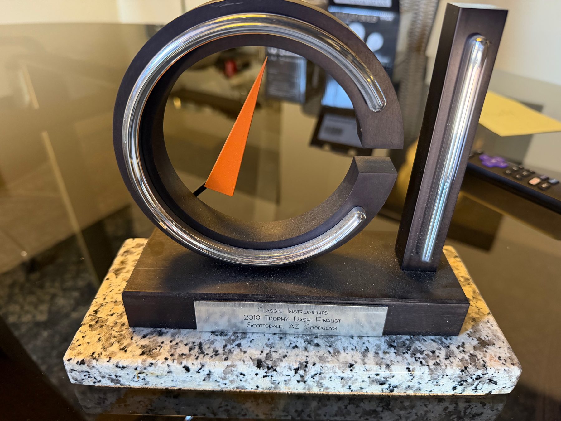 Classic Instruments 2010 Trophy Dash Finalist award, Scottsdale AZ Goodguys