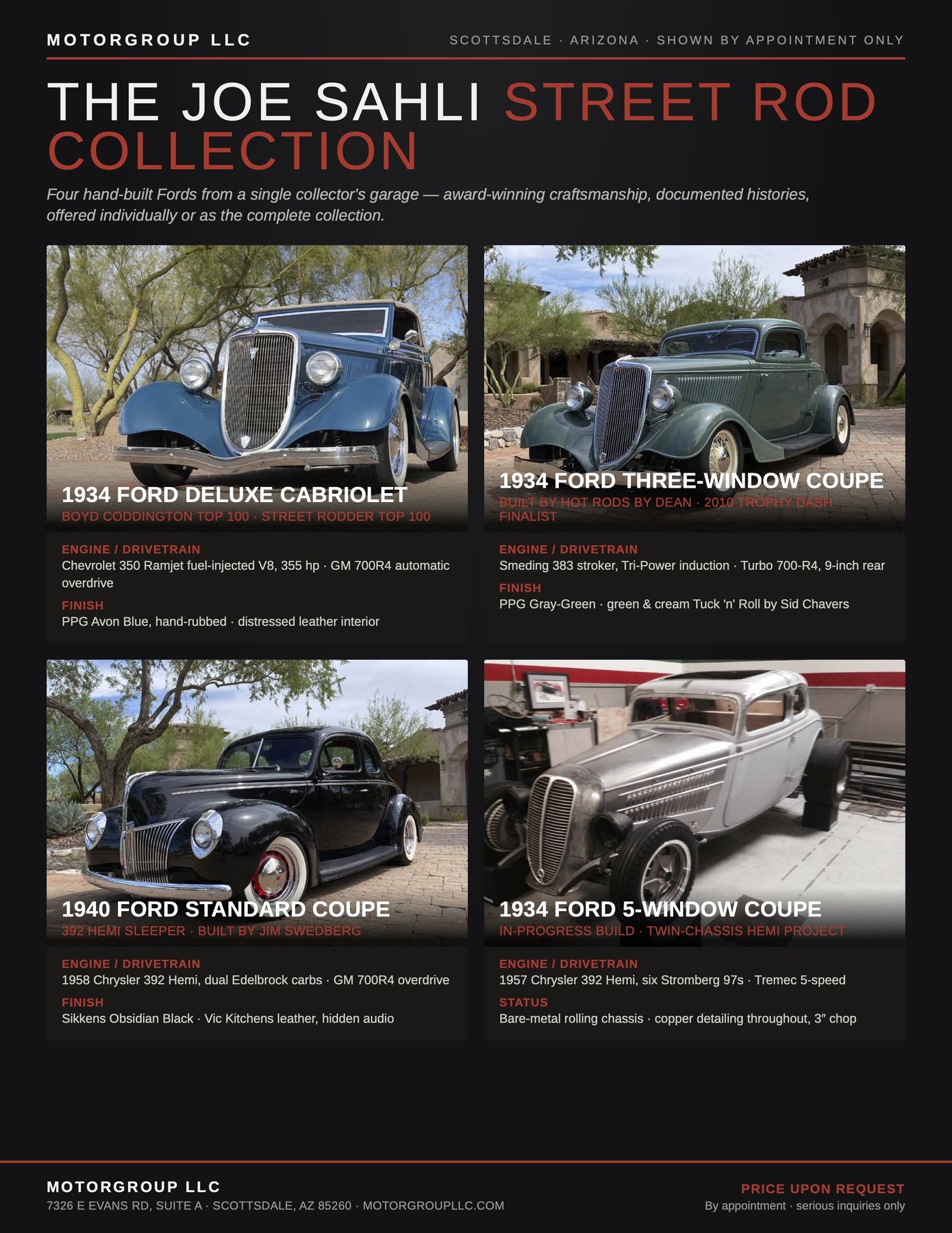 The Joe Sahli Street Rod Collection